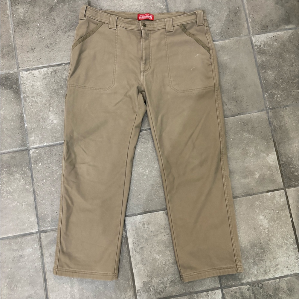 Coleman fleece lined tan pants
